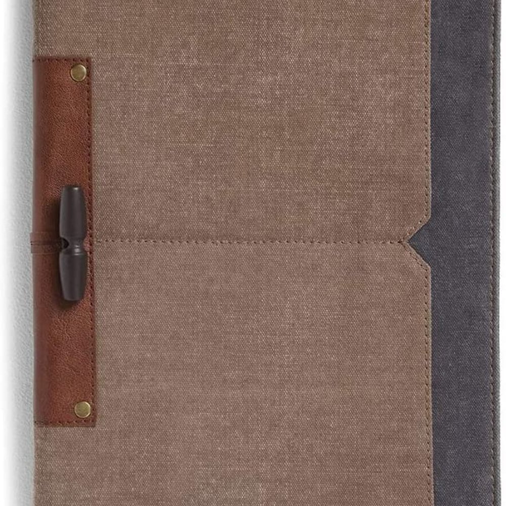 Mona B Ronin Upcycled Canvas Folio Case with Vegan